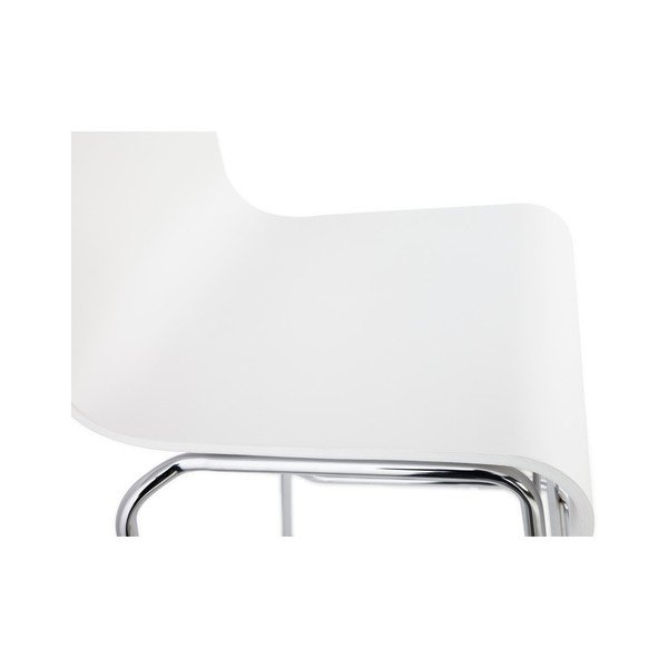 Sedia da bar bianca Cobe, altezza seduta 65 cm - Kokoon-image-2