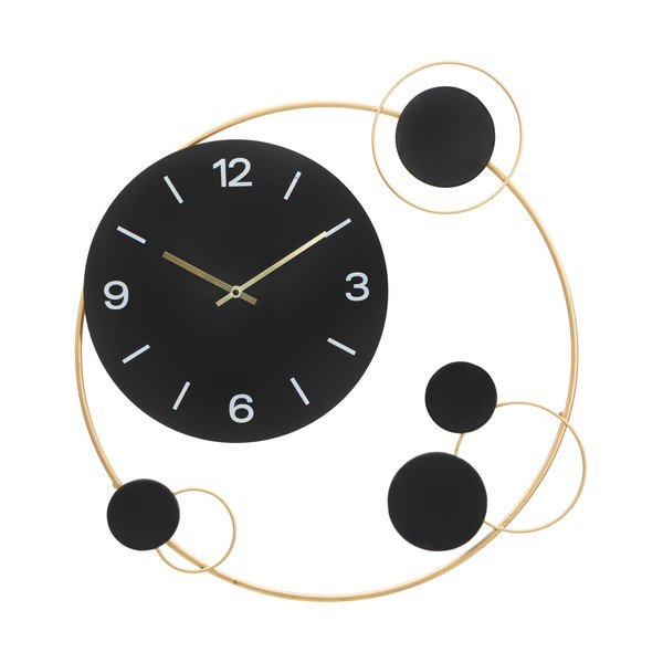Orologio da parete nero Globe - Mauro Ferretti
