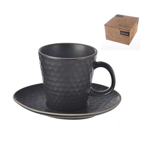 Tazzina per cappuccino nera in ceramica 250 ml Tea Time – Orion-image-3