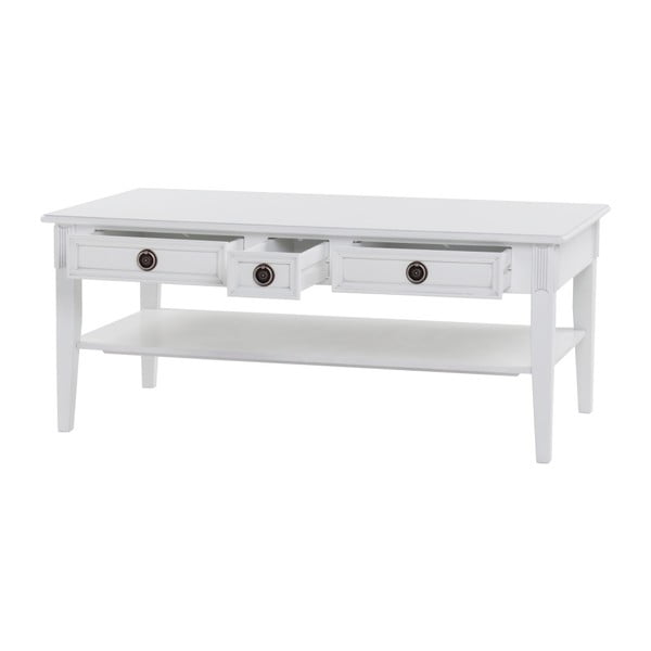 Tavolino bianco in legno Mozart Salzburg - Rowico
