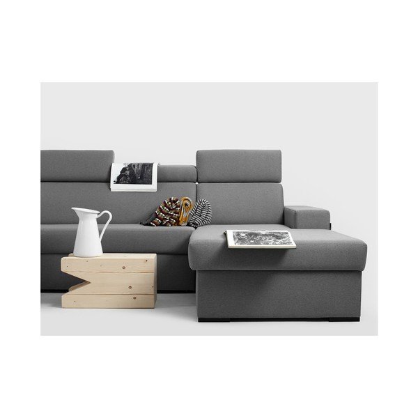 Divano angolare grigio Custom Form Atlantida, lato sinistro - CustomForm-image-4