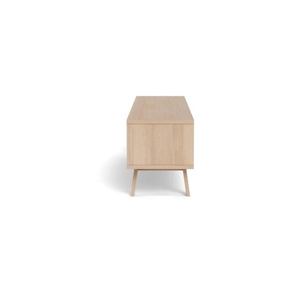 Mobile TV colore naturale chiaro impiallacciato 180x50x40 cm Lamberth – Actona-image-4