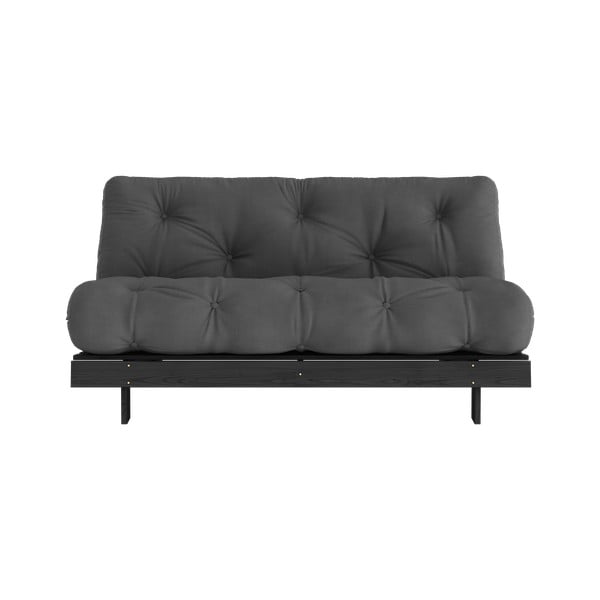 Divano letto grigio scuro 160 cm Roots Black Night - Karup Design