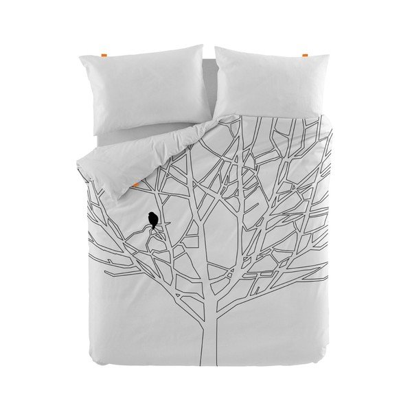 Copripiumino in cotone Home, 200 x 200 cm - Blanc