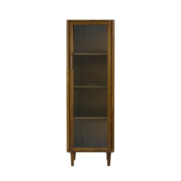 Vetrina in legno di mango marrone 58x180 cm Mocu - Light & Living