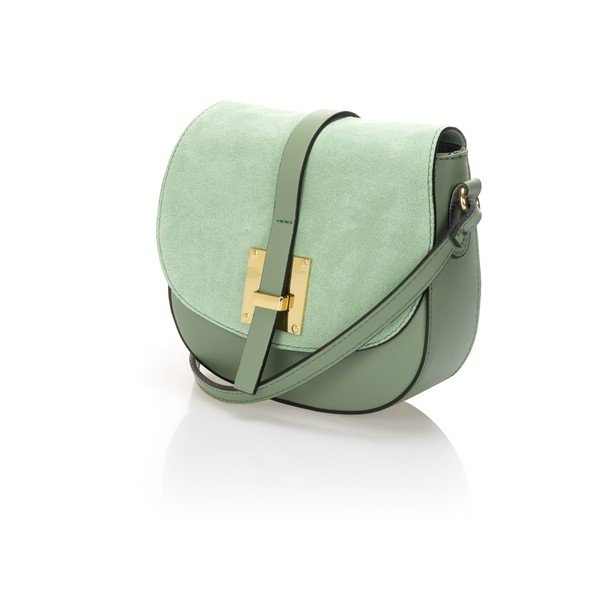 Borsa in pelle verde Lucia - Anne & Elle-image-2