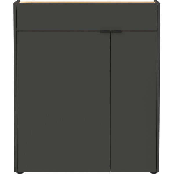 Armadietto color antracite 82x102x22 cm Ameca – Germania-image-1