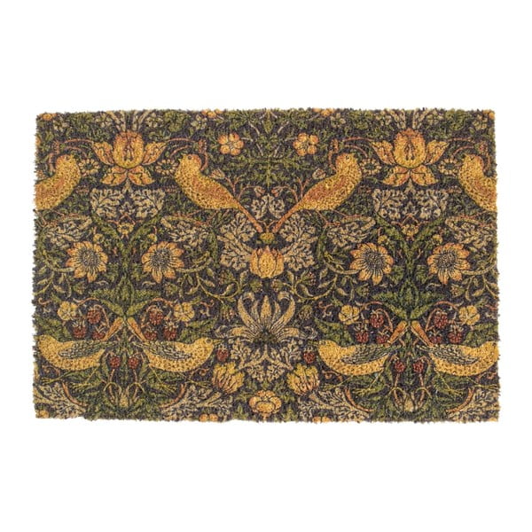 Zerbino in fibra di cocco 60x90 cm William Morris Strawberry Thief - Artsy Doormats