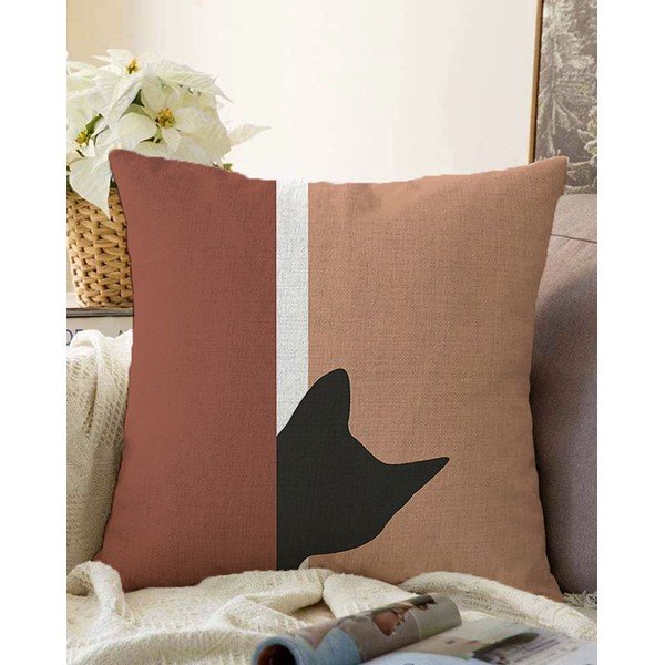 Federa in misto cotone Kitten, 55 x 55 cm - Minimalist Cushion Covers