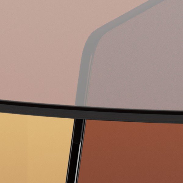 Tavolino da salotto rotondo marrone in vetro ø 80 cm Samos – Actona-image-1