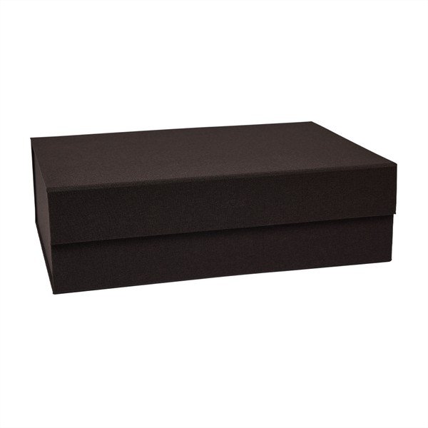 Scatola con coperchio marrone scuro in cartone 45x33x15 cm Hako – OYOY Living Design