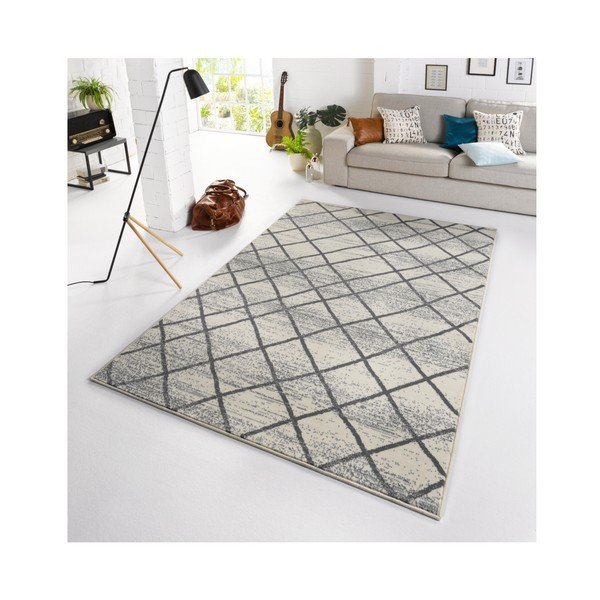 Tappeto grigio chiaro , 200 x 290 cm Rhombe - Zala Living-image-3