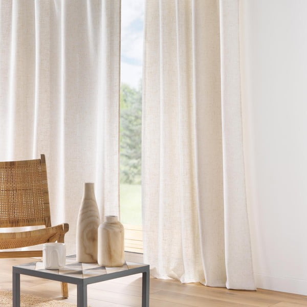 Tenda beige 140x240 cm Pauline – douceur d'intérieur-image-2