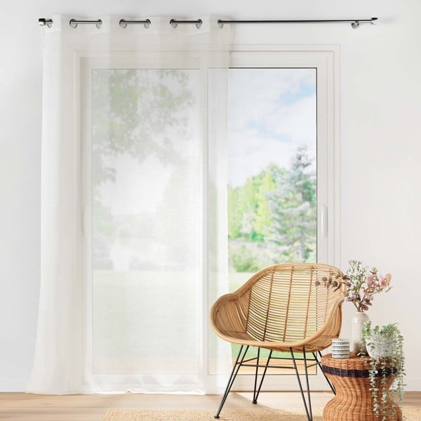 Tenda in voile crema 140x240 cm Lissea - douceur d'intérieur-image-2