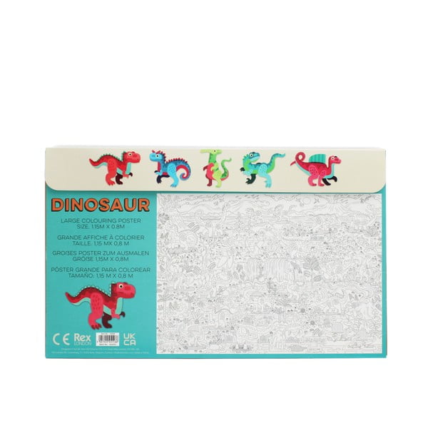Libro da colorare Baby Dinos – Rex London-image-3