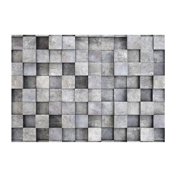 Carta da parati di grande formato Bimago Consrete Cube, 400 x 280 cm - Artgeist
