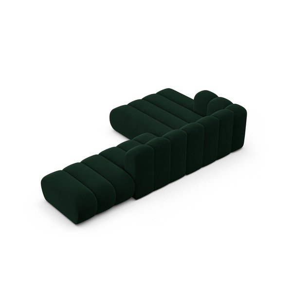 Divano angolare verde scuro ad angolo sinistro Lupine - Micadoni Home-image-3