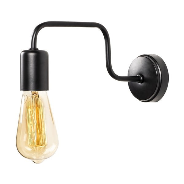 Lampada da parete in metallo nero Opviq luci Isidora - Opviq lights-image-2