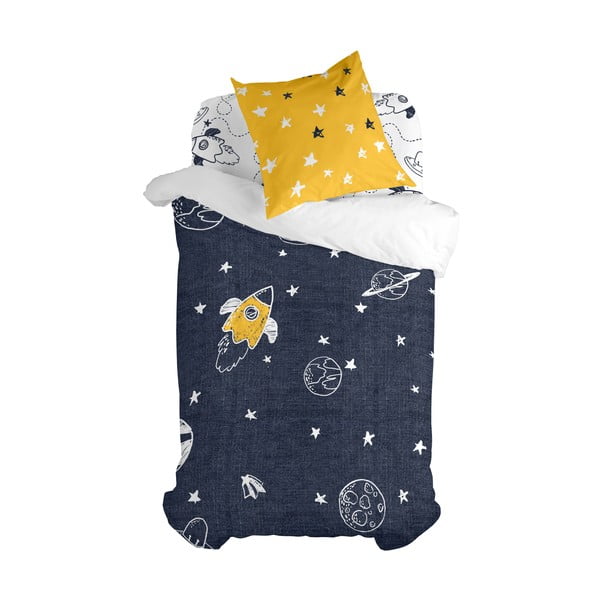 Biancheria da letto per bambini in cotone per letto singolo 140x200 cm Starspace - Mr. Fox