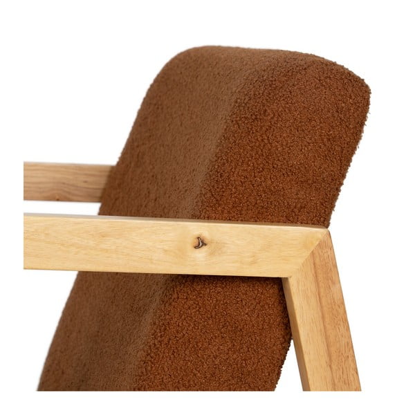 Sedia a dondolo marrone - Ixia-image-4