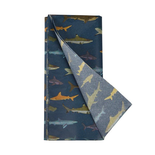Tovaglioli di carta in set da 10 pezzi Sharks - Rex London-image-1