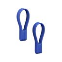 Ganci in silicone blu in set da 2 Loop - Zone
