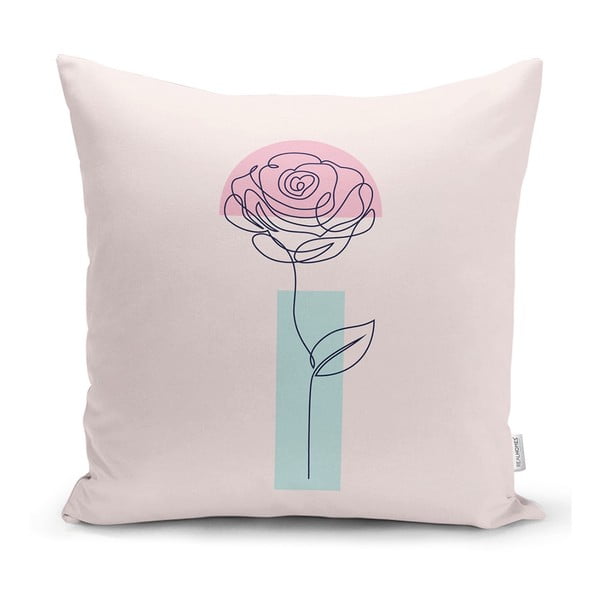 Federa disegno fiore, 45 x 45 cm - Minimalist Cushion Covers