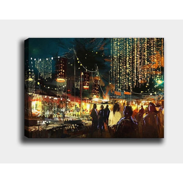 Dipinto 100x70 cm City Street - Wallity-image-2