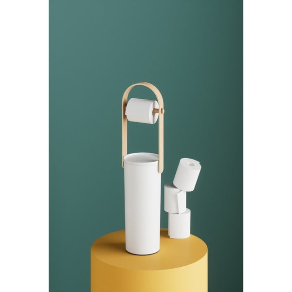 Porta carta igienica bianco in plastica Bellwood – Umbra-image-4