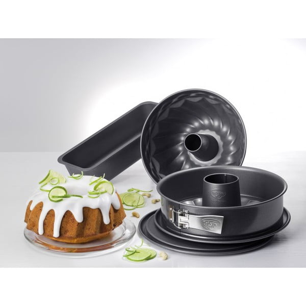 Set di 4 pezzi di teglie in acciaio Quattro - Dr. Oetker-image-1