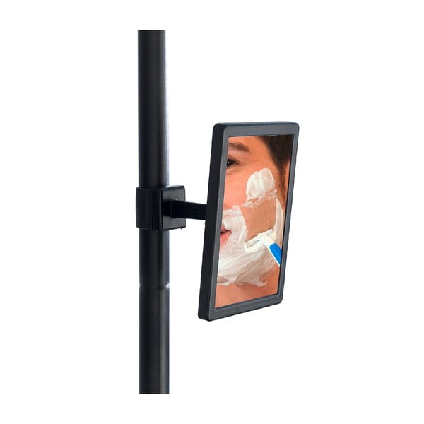 Mensola angolare telescopica per doccia Prea Argento/Nero, 27 x 20 cm Premium - Wenko-image-3