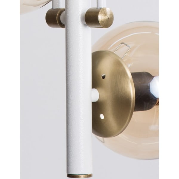 Lampada a sospensione con paralume in vetro ø 15 cm Libra - Squid Lighting-image-2