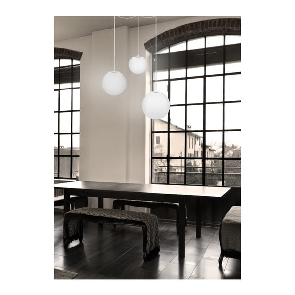 Apparecchio a sospensione triplo bianco TSUKI MIX Elementare - Sotto Luce-image-1