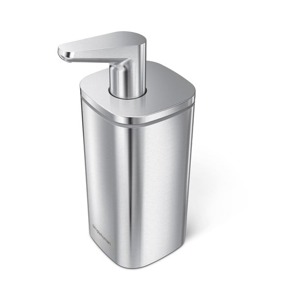 Dispenser di sapone in acciaio inox argento 295 ml - simplehuman