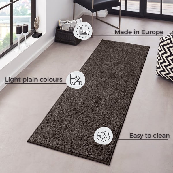 Runner grigio antracite , 80 x 200 cm Pure - Hanse Home-image-4