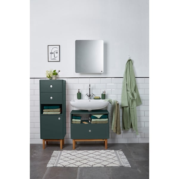 Mobile verde scuro sotto il lavabo 66x45 cm Color Bath - Tom Tailor-image-3