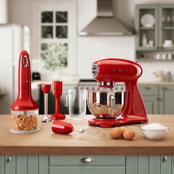 Miscelatore rosso Retro Style - SMEG-image-1