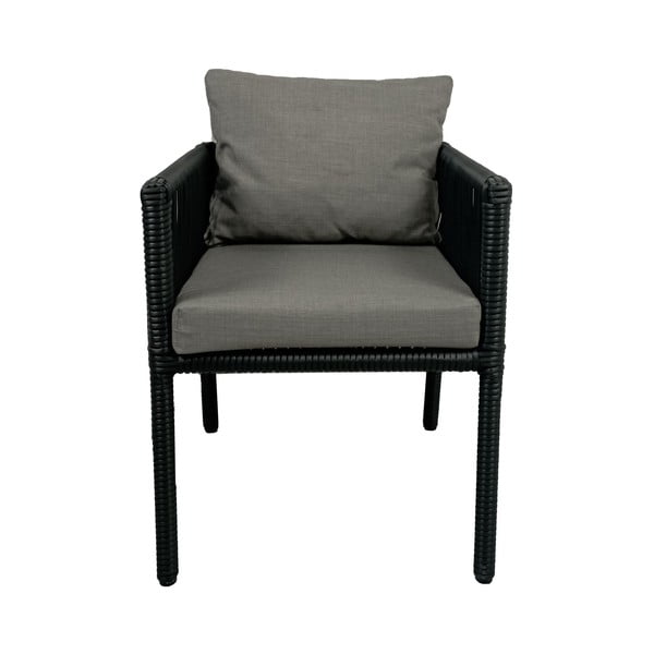 Set da pranzo da giardino in rattan grigio per 6 persone Vera 2 - Floriane Garden-image-2