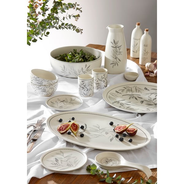 Vasetto per alimenti in gres beige Leaf Grown - Ladelle-image-2