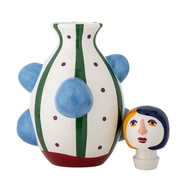 Vaso in dolomite dipinto a mano (altezza totale 33 cm) Conneli – Bloomingville
