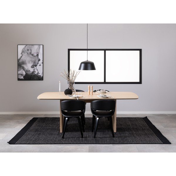 Tavolo da pranzo bianco in rovere 105x220 cm Christo - Actona-image-1