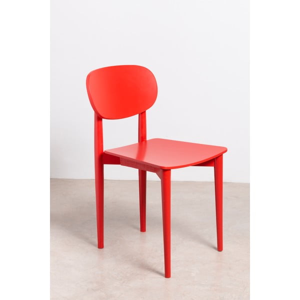 Sedia da pranzo rossa - Really Nice Things-image-1