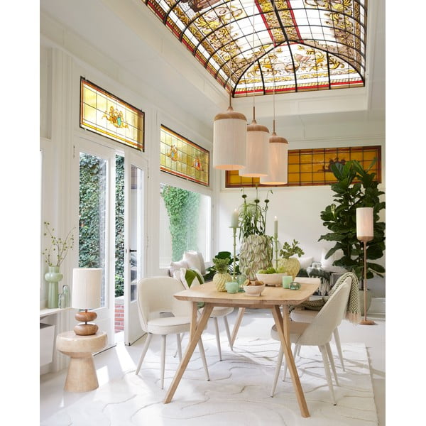 Tavolino rotondo in metallo ø 38 cm Dakwa - Light & Living-image-1