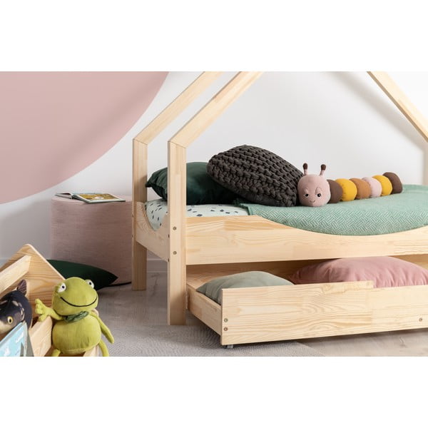 Letto per bambini Loca Elin in legno di pino, 90 x 140 cm - Adeko-image-3