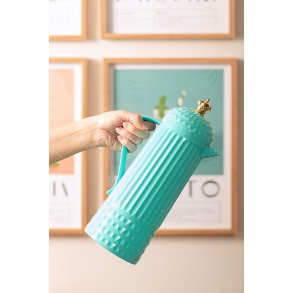 Borraccia termica turchese 920 ml Crown  – PT LIVING-image-1