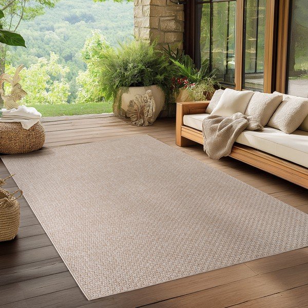 Tappeto da interno/esterno beige 120x170 cm Ibiza 1901 – Ayyildiz Carpets-image-1
