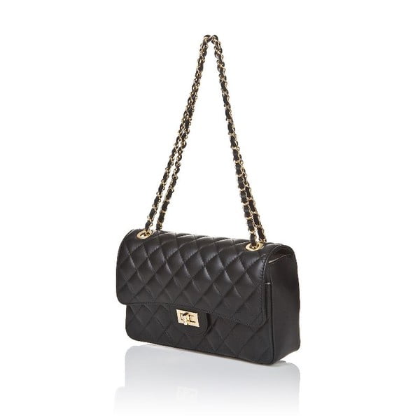Borsa in pelle nera Verdiana - Markese-image-2