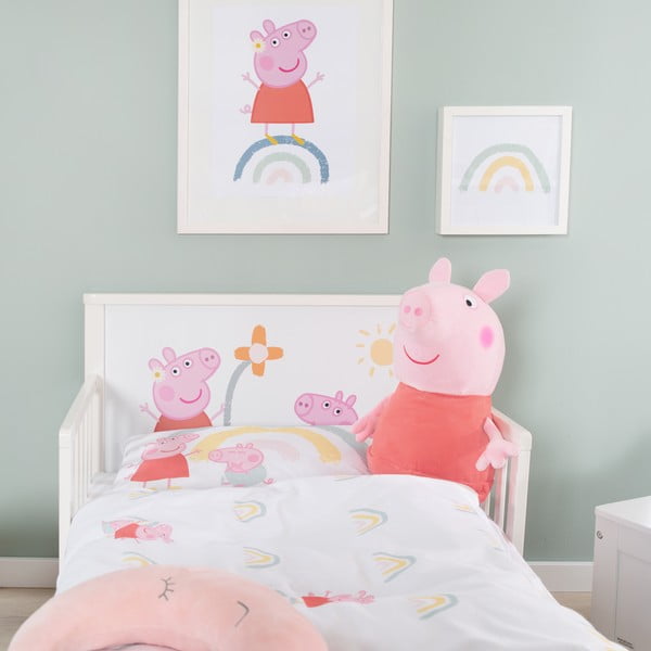Biancheria da letto per culla in cotone 100x135 cm Peppa Pig - Roba-image-2