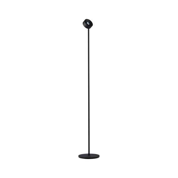 Lampada da terra LED nera opaca in metallo con struttura flessibile/con intensità regolabile (altezza totale 121 cm) Irida – Nova Luce