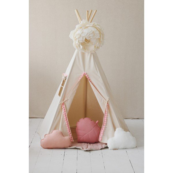 Tenda teepee per bambini Fluffy Pompoms - Moi Mili-image-1